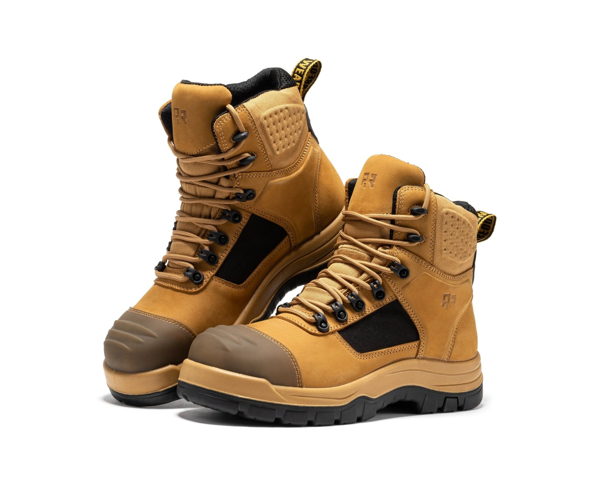 RockRooster Stowe Black 7 inch Composite Toe Leather Work Boots CP212BK - Angler's Pro Tackle & Outdoors