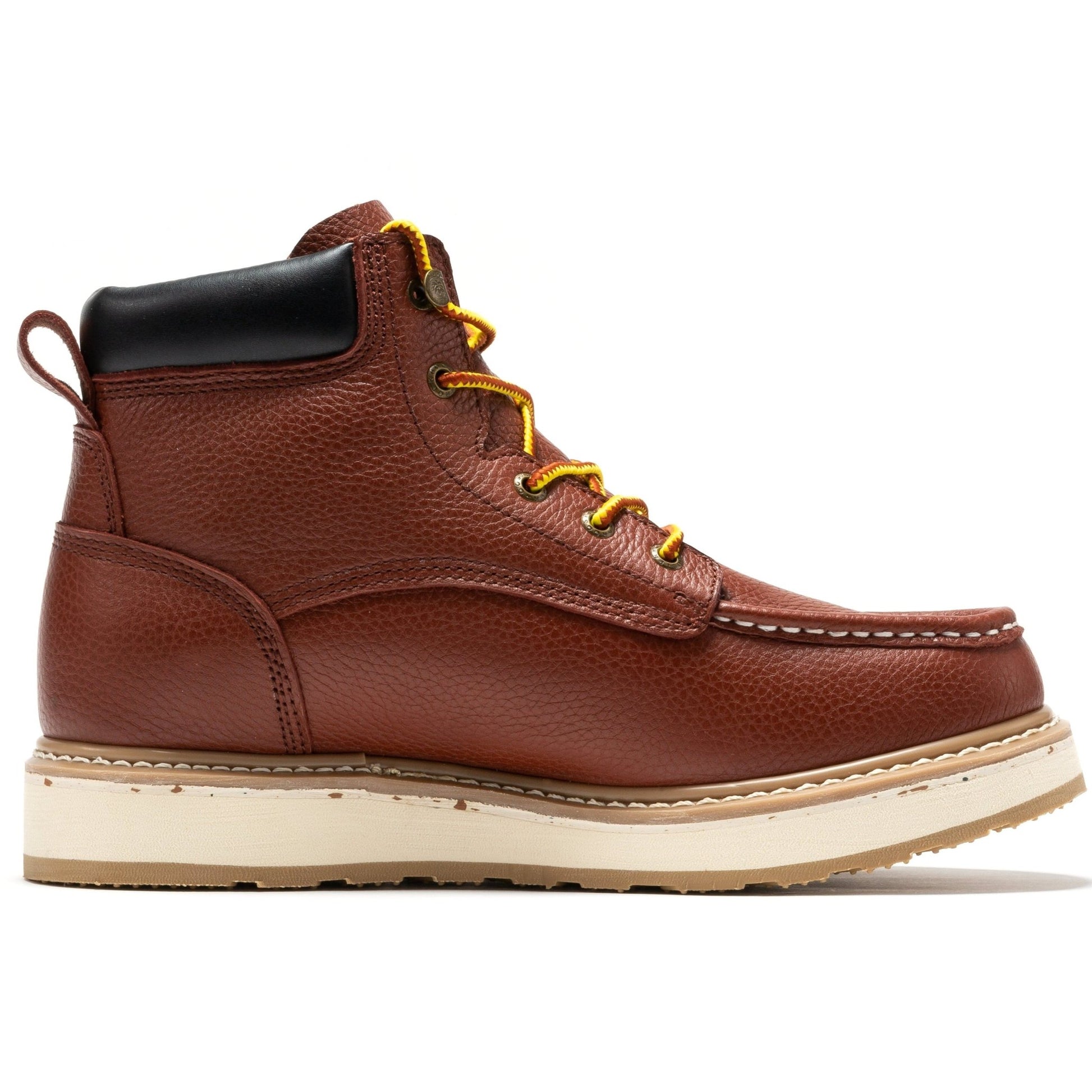 RockRooster Walker Men's 6 Inch Brown Soft Toe Wedge Work Boots SAP360 - Angler's Pro Tackle & Outdoors