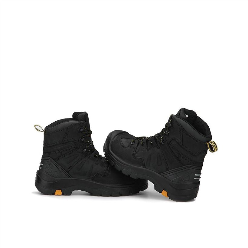 RockRooster Woodland Black 6 inch Composite Toe Leather Work Boots AK609 - Angler's Pro Tackle & Outdoors