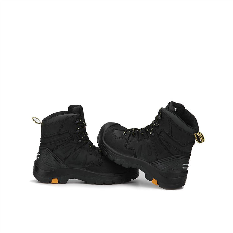 RockRooster Woodland Black 6 inch Composite Toe Leather Work Boots AK609