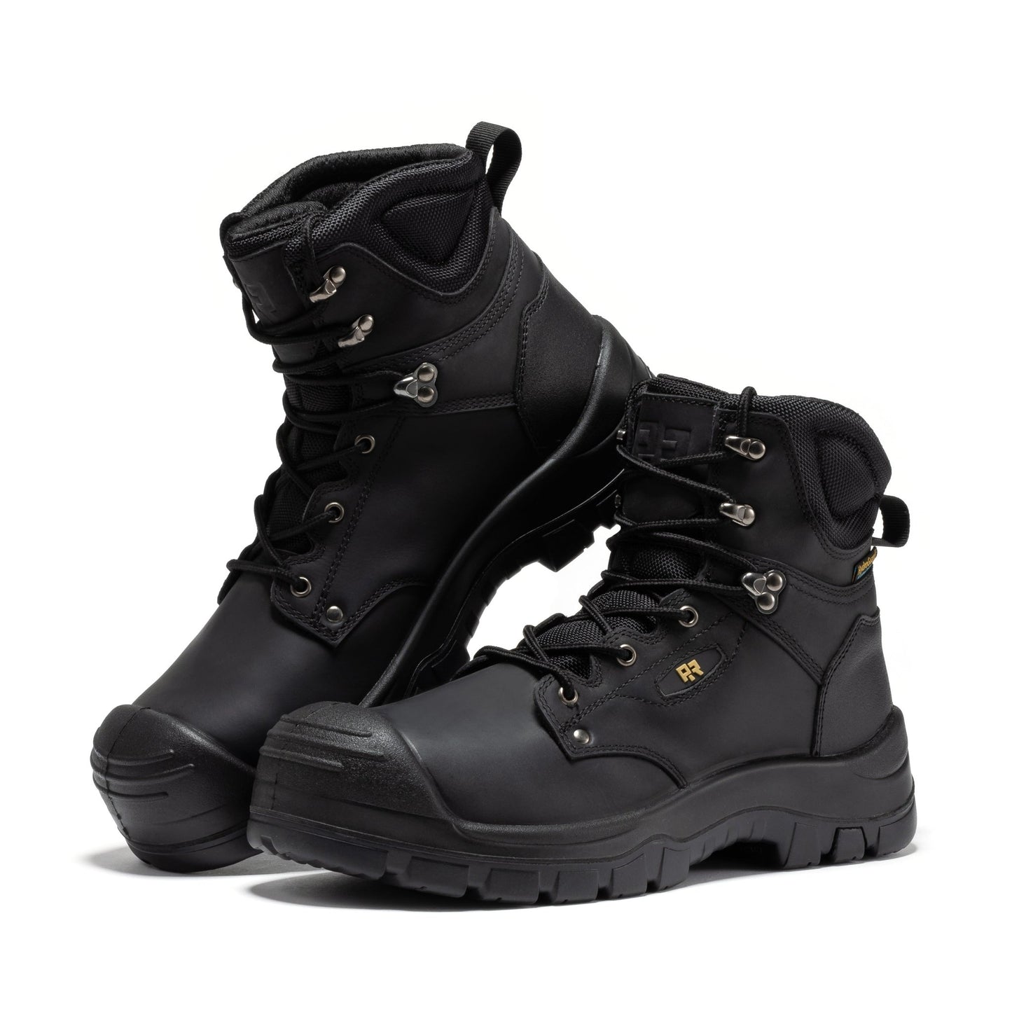 RockRooster Woodland Black 6 inch Waterproof Composite Toe Leather Work Boots AK662 - Angler's Pro Tackle & Outdoors