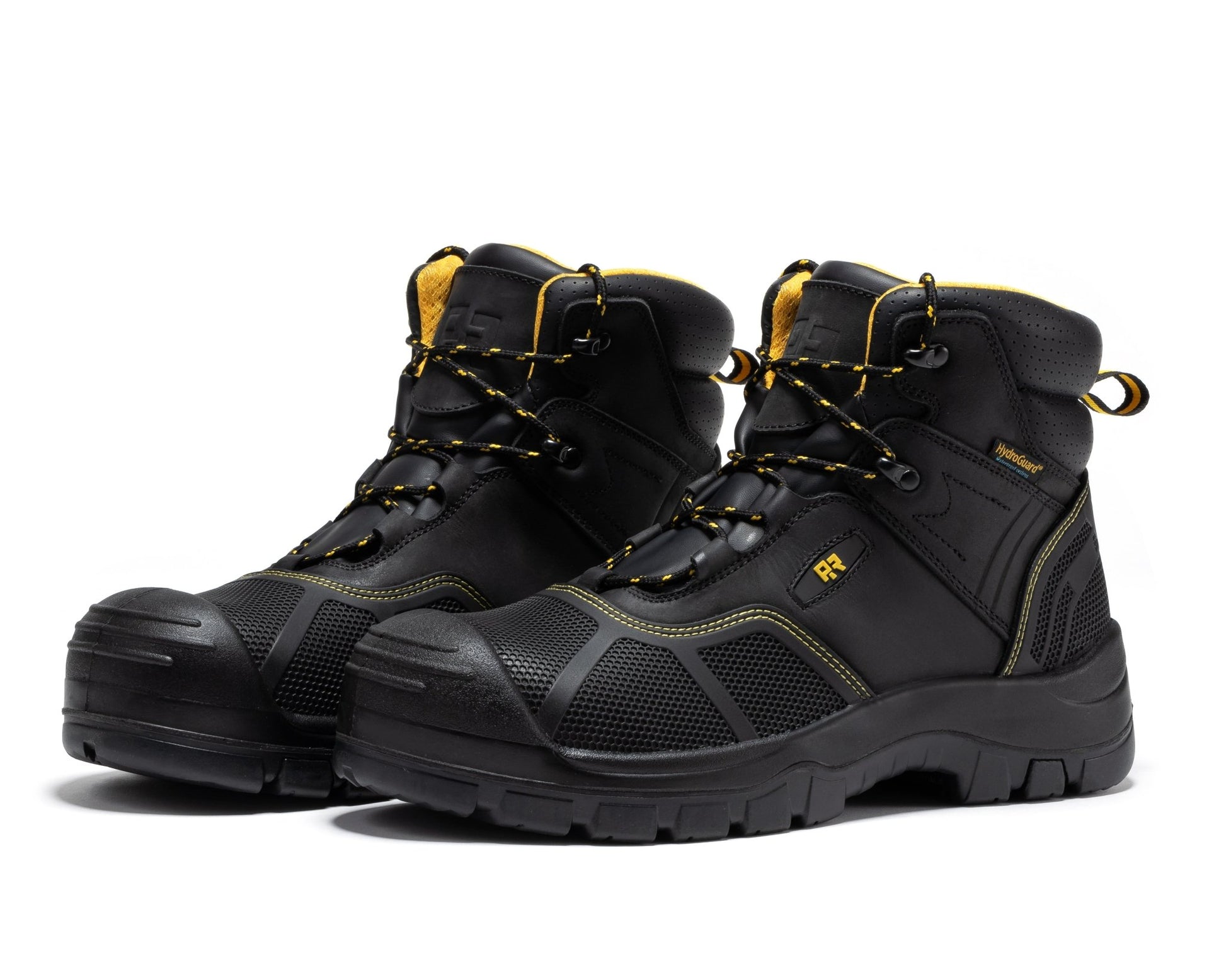 RockRooster Woodland Black 6 inch Waterproof Composite Toe Leather Work Boots AK663 - Angler's Pro Tackle & Outdoors
