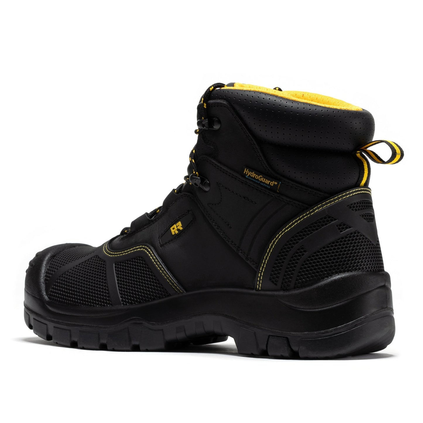 RockRooster Woodland Black 6 inch Waterproof Composite Toe Leather Work Boots AK663 - Angler's Pro Tackle & Outdoors
