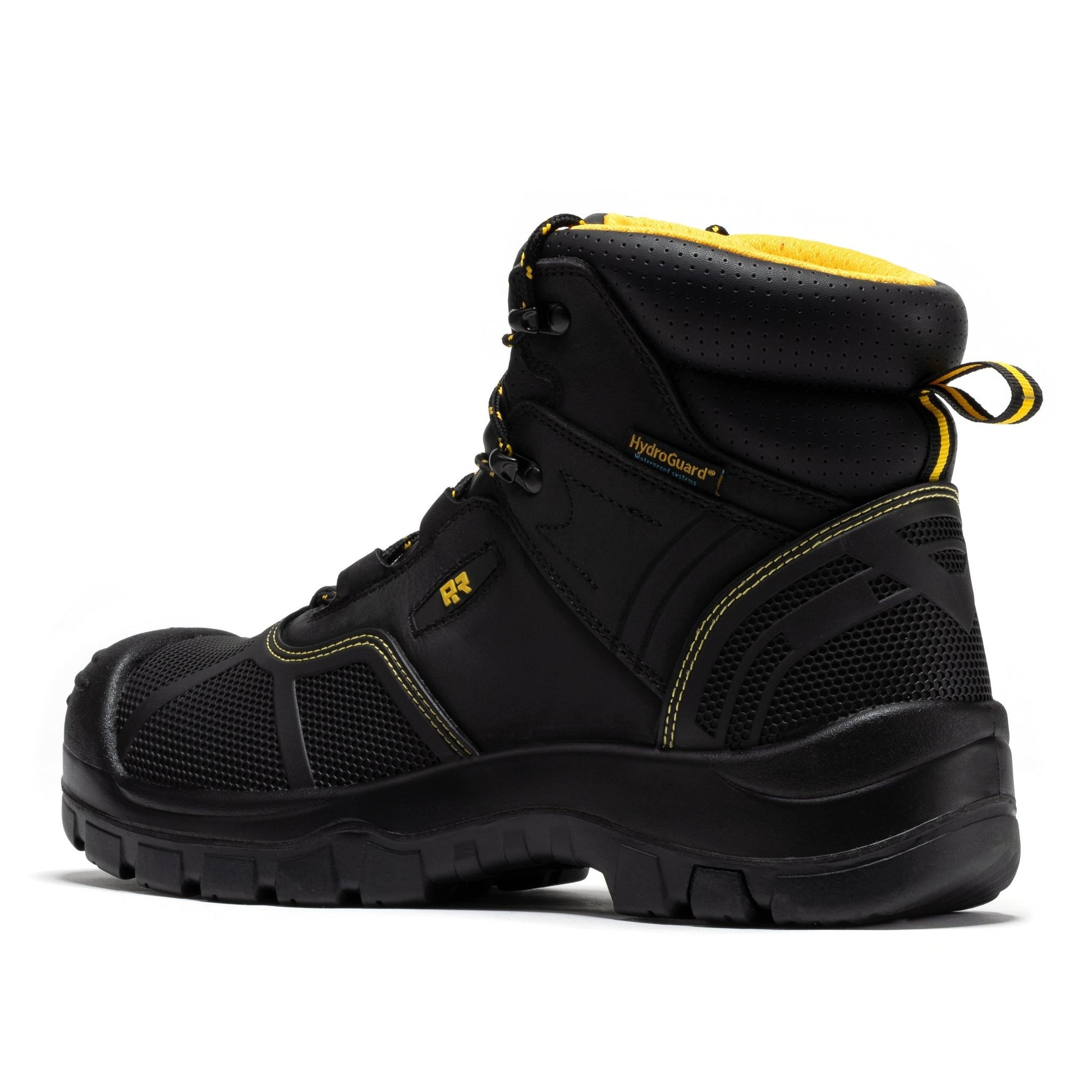 RockRooster Woodland Black 6 inch Waterproof Composite Toe Leather Work Boots AK663 - Angler's Pro Tackle & Outdoors