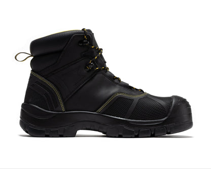 RockRooster Woodland Black 6 inch Waterproof Composite Toe Leather Work Boots AK663 - Angler's Pro Tackle & Outdoors