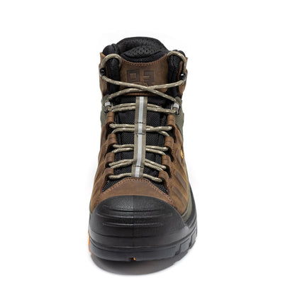 RockRooster Woodland Brown 6 inch Composite Toe Waterproof Leather Work Boots AK661 - Angler's Pro Tackle & Outdoors