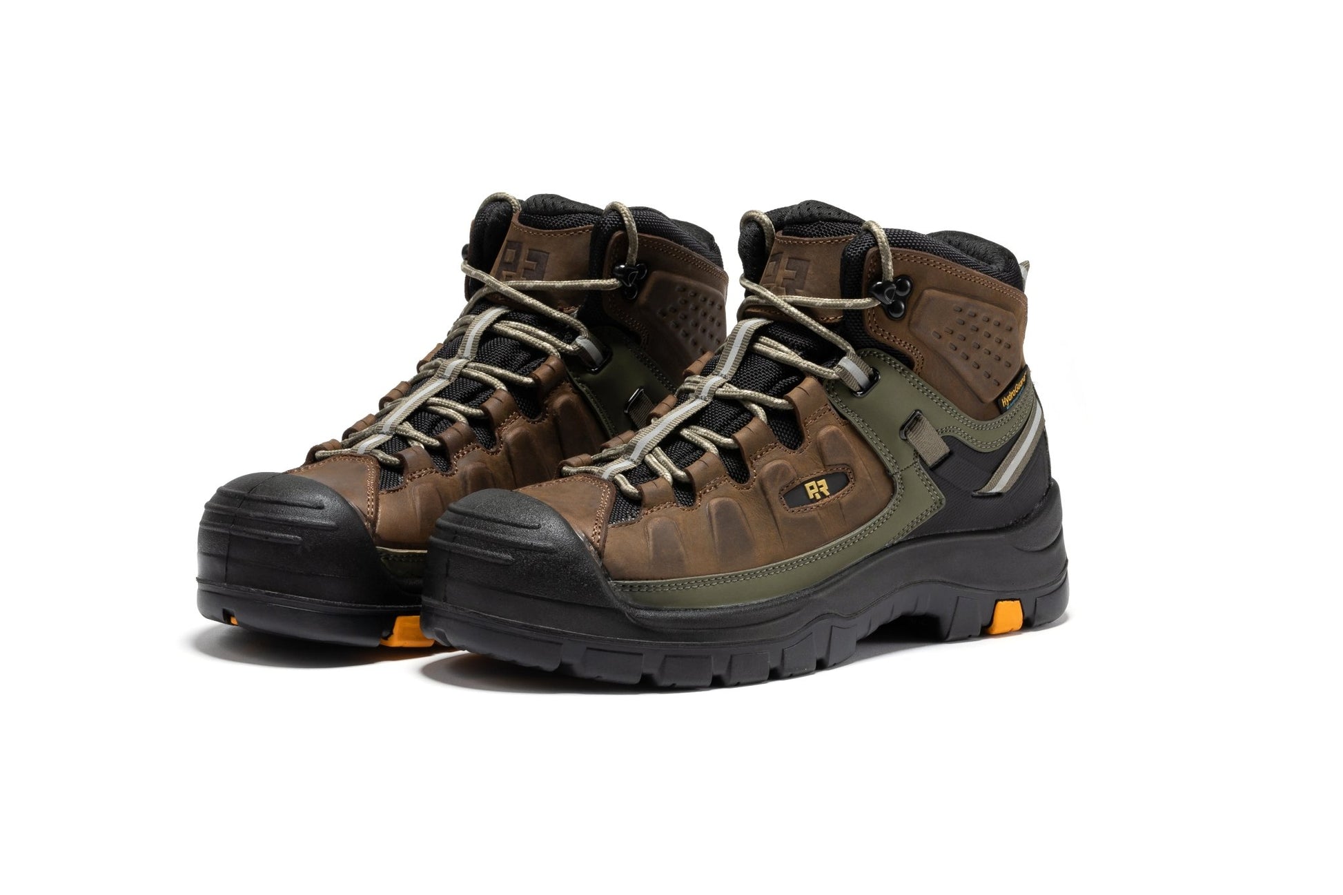 RockRooster Woodland Brown 6 inch Composite Toe Waterproof Leather Work Boots AK661 - Angler's Pro Tackle & Outdoors