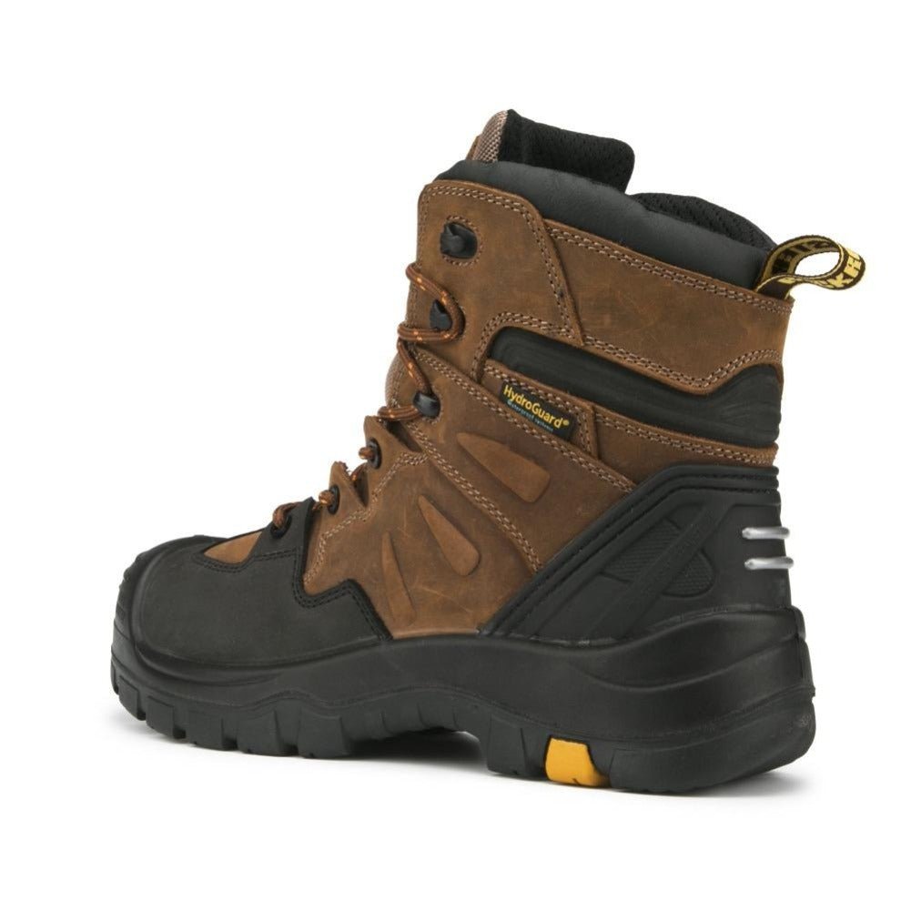 RockRooster Woodland Brown 6 inch Waterproof Safety Toe Leather Work Boots AK669 - Angler's Pro Tackle & Outdoors