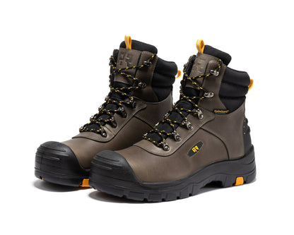 RockRooster Woodland Rust 6 inch Waterproof Composite Toe Leather Work Boots AK665 - Angler's Pro Tackle & Outdoors