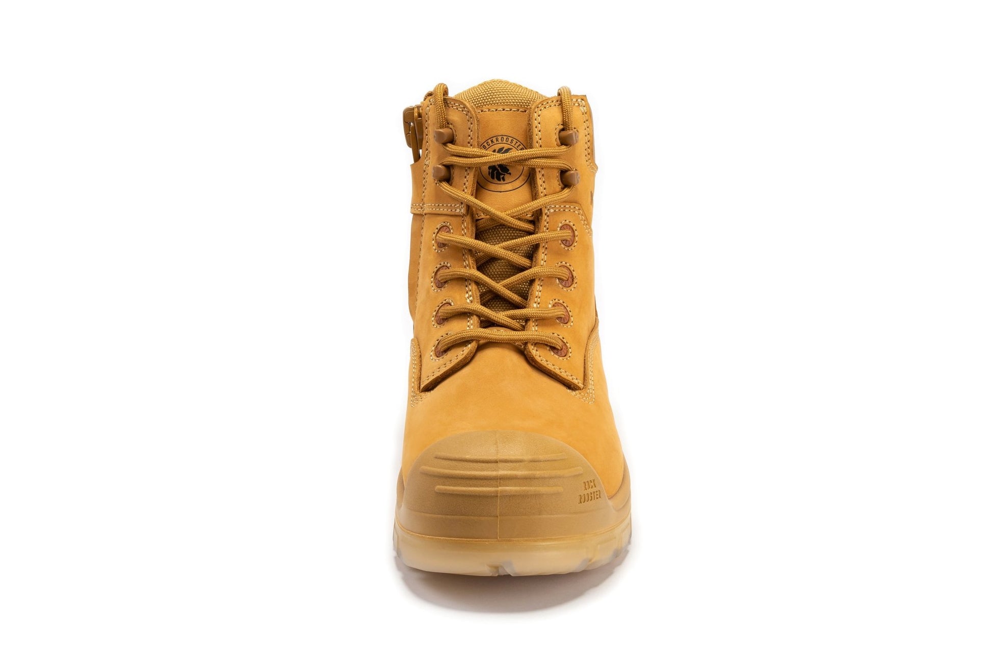RockRooster Woodland Wheat 6 inch Composite Toe Zip - sided Leather Work Boots AK659 - Angler's Pro Tackle & Outdoors