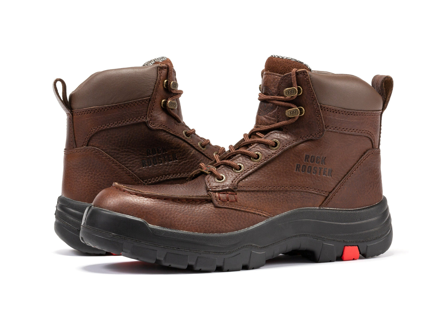 RockRooster Zumbro 6 inch Wide, Soft Toe, Rubber Outsole, EH Protection, ASTM 2892, Work Boots AK371
