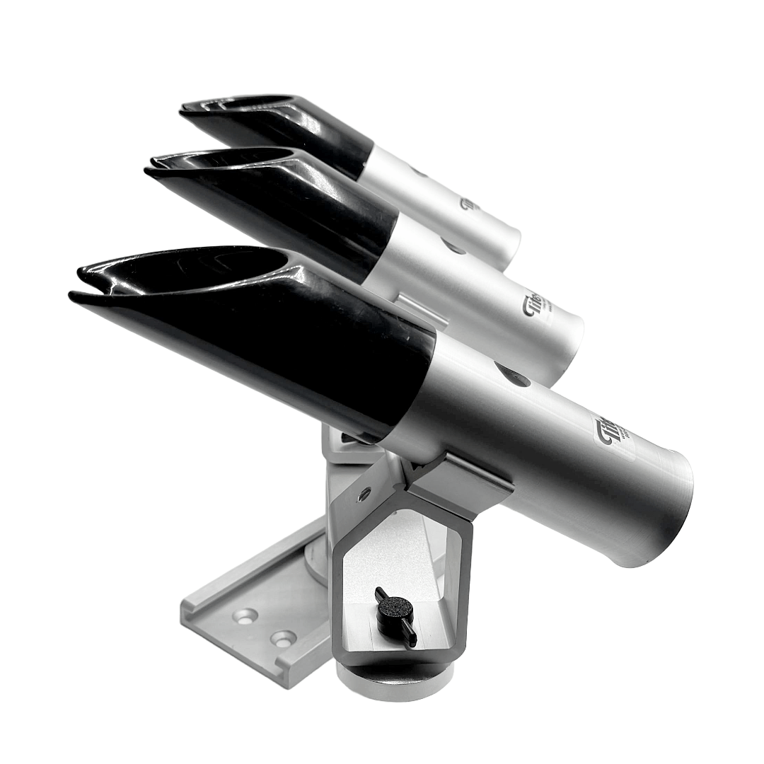 Tite-Lok Triple Deck Mount w/ True Set Rod Holders