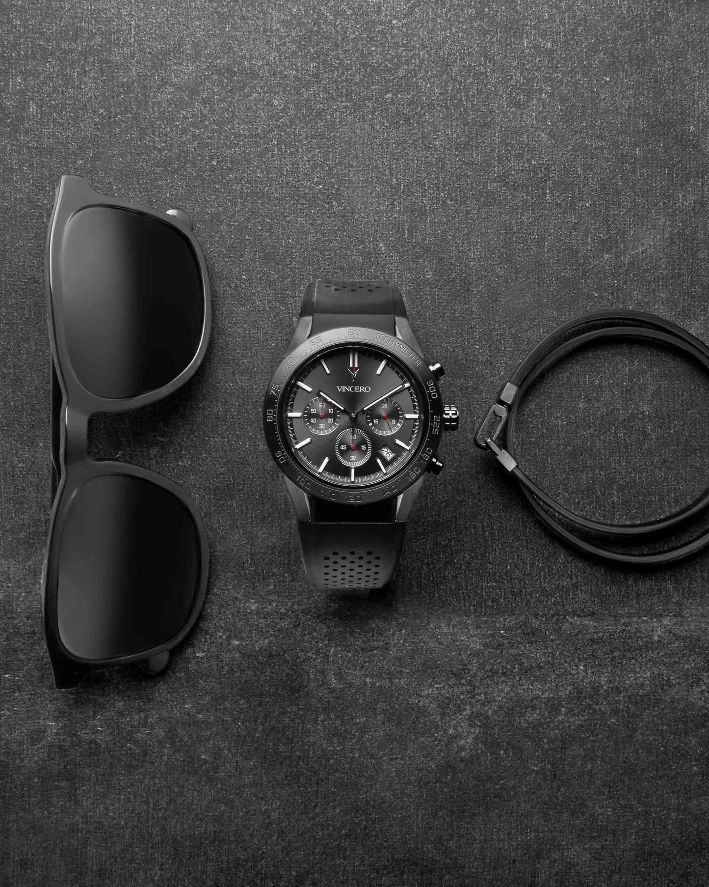 Vincero The Rogue - Gunmetal/Red