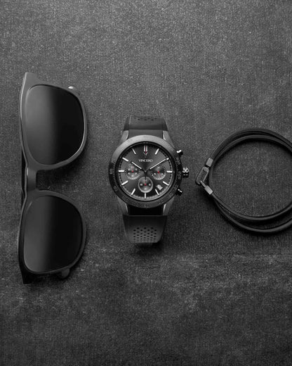 Vincero The Rogue - Gunmetal/Red