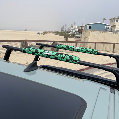 COR Surf Aero Roof Rack Pad with 10' Scratch-Resistant Tie Downs(Flat Bars)