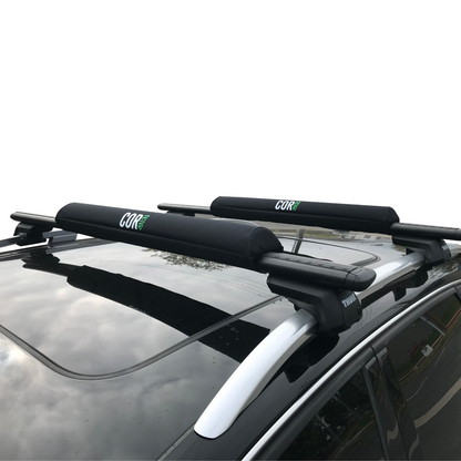COR Surf Aero Roof Rack Pad with 10' Scratch-Resistant Tie Downs(Wide Aero Bars)