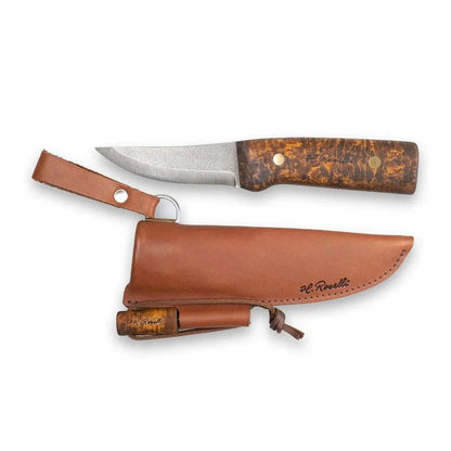 Roselli Hunter Full Tang R100FD Dark Stained Handle with FireSteel - Angler's Pro Tackle & Outdoors