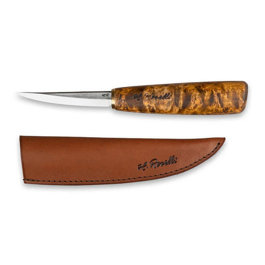 Roselli R112 The Carving Knife - Stained Curly Birch - Angler's Pro Tackle & Outdoors