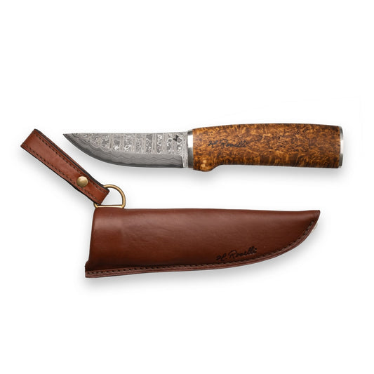 Roselli RD 300P The Hunting Knife, Damascus - Angler's Pro Tackle & Outdoors