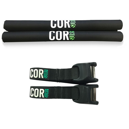 COR Surf Round Rack Pad and "No-Scratch" Tie Down Combo