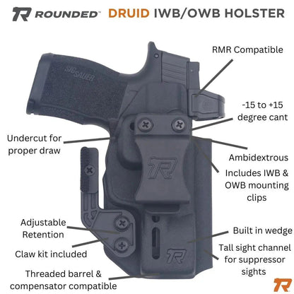 Rounded Gear DRUID IWB/OWB Holster - Angler's Pro Tackle & Outdoors