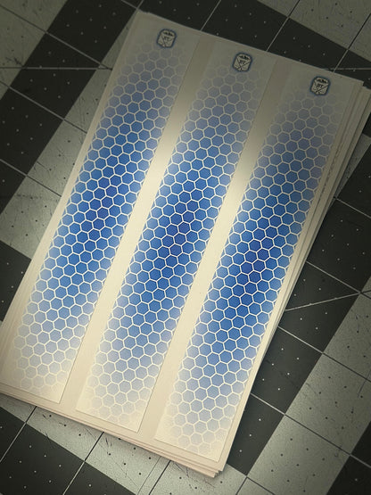 The Bowtique White Shadow Drop Honeycomb Arrow Wraps