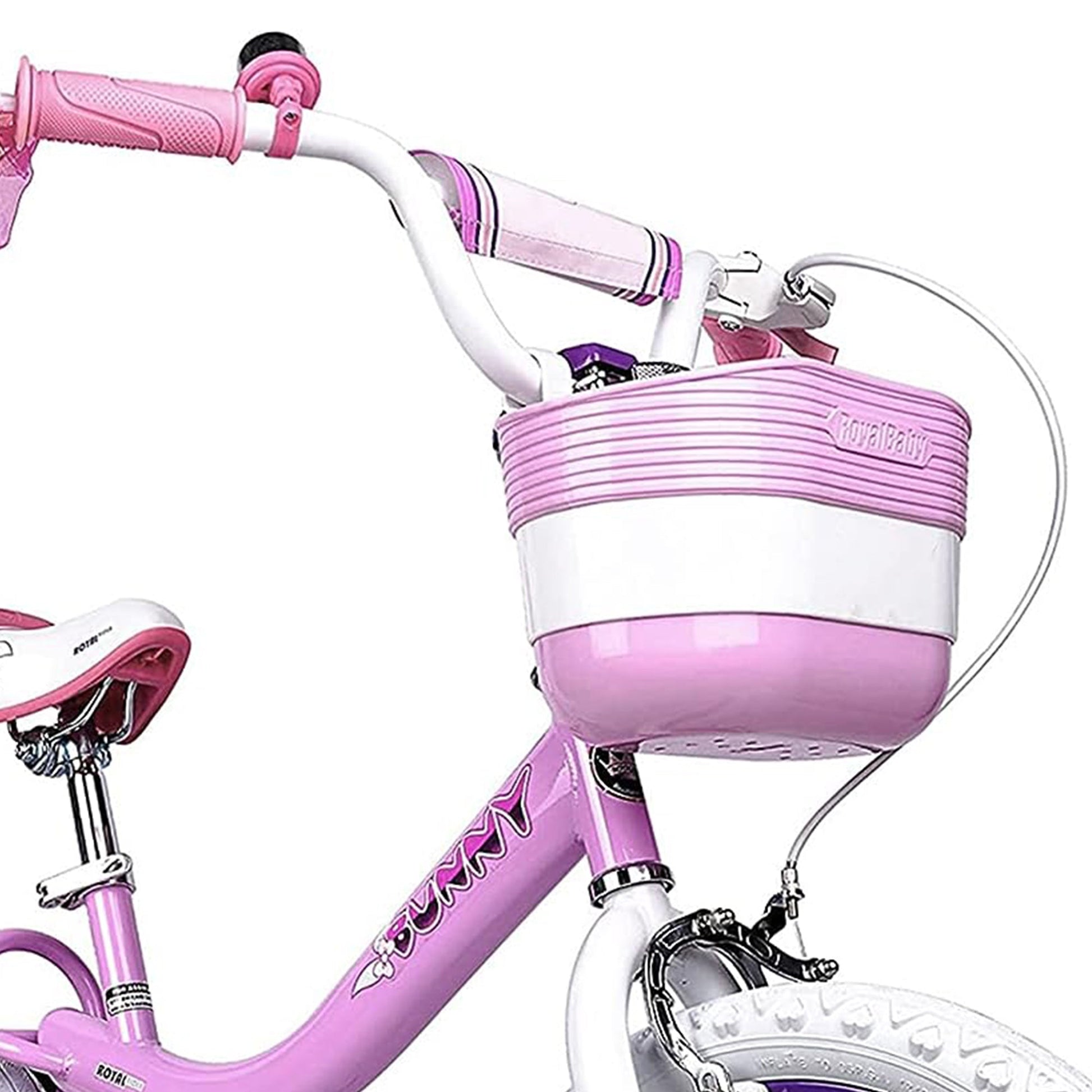 RoyalBaby Bunny 18" Kids Bike with Kickstand, Dual Brakes, Basket & Bell, Pink - Angler's Pro Tackle & Outdoors