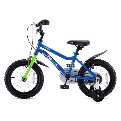 RoyalBaby Chipmunk 12" Toddler Kids Bike with Training Wheels & Bell, Blue - Angler's Pro Tackle & Outdoors