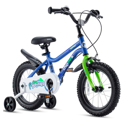 RoyalBaby Chipmunk 12" Toddler Kids Bike with Training Wheels & Bell, Blue - Angler's Pro Tackle & Outdoors