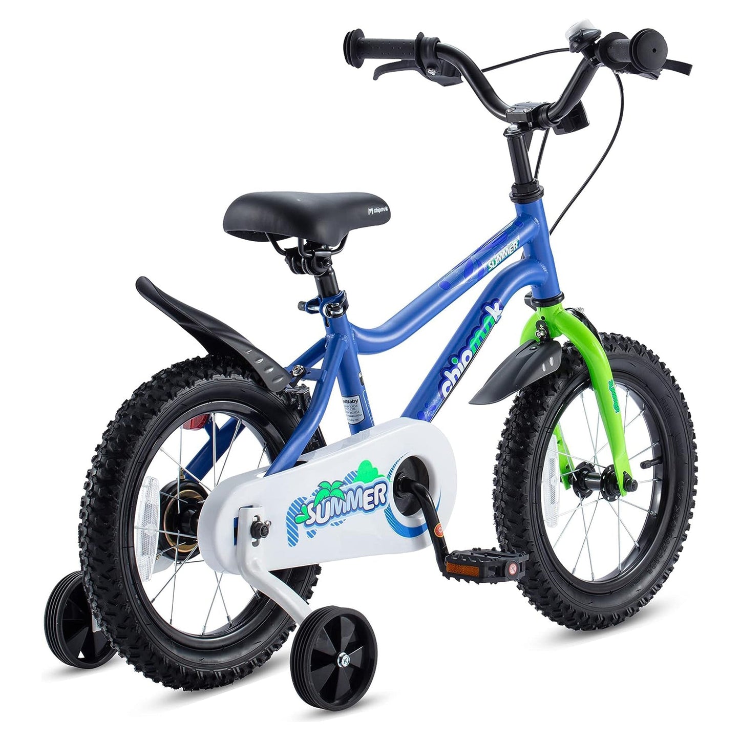 RoyalBaby Chipmunk 12" Toddler Kids Bike with Training Wheels & Bell, Blue - Angler's Pro Tackle & Outdoors