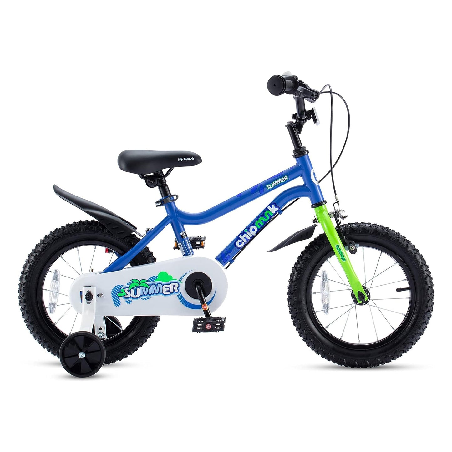 RoyalBaby Chipmunk 12" Toddler Kids Bike with Training Wheels & Bell, Blue - Angler's Pro Tackle & Outdoors