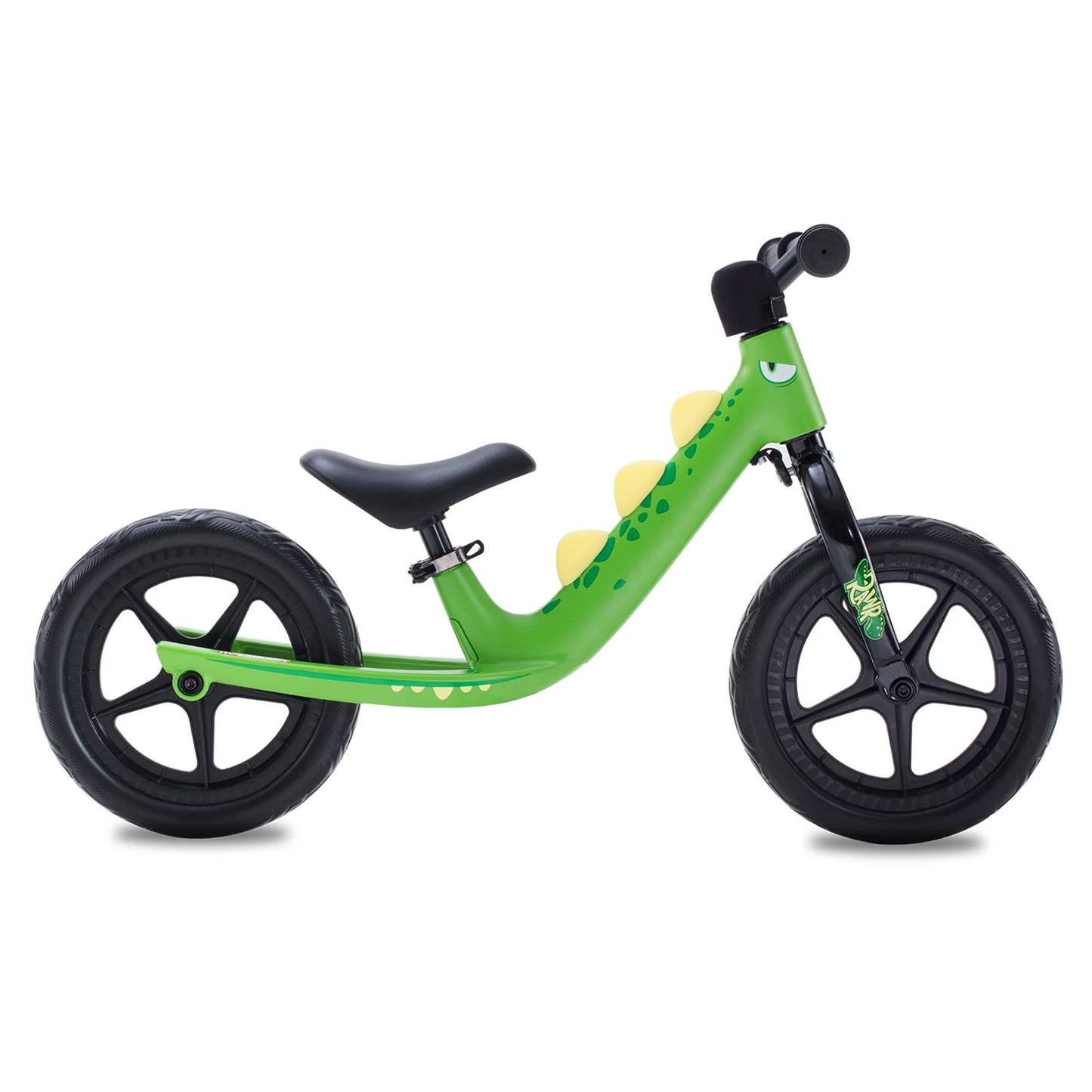 RoyalBaby Dinosaur 12 Inch Magnesium Frame Toddler Kids Balance Bike, Green - Angler's Pro Tackle & Outdoors