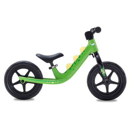 RoyalBaby Dinosaur 12 Inch Magnesium Frame Toddler Kids Balance Bike, Green - Angler's Pro Tackle & Outdoors