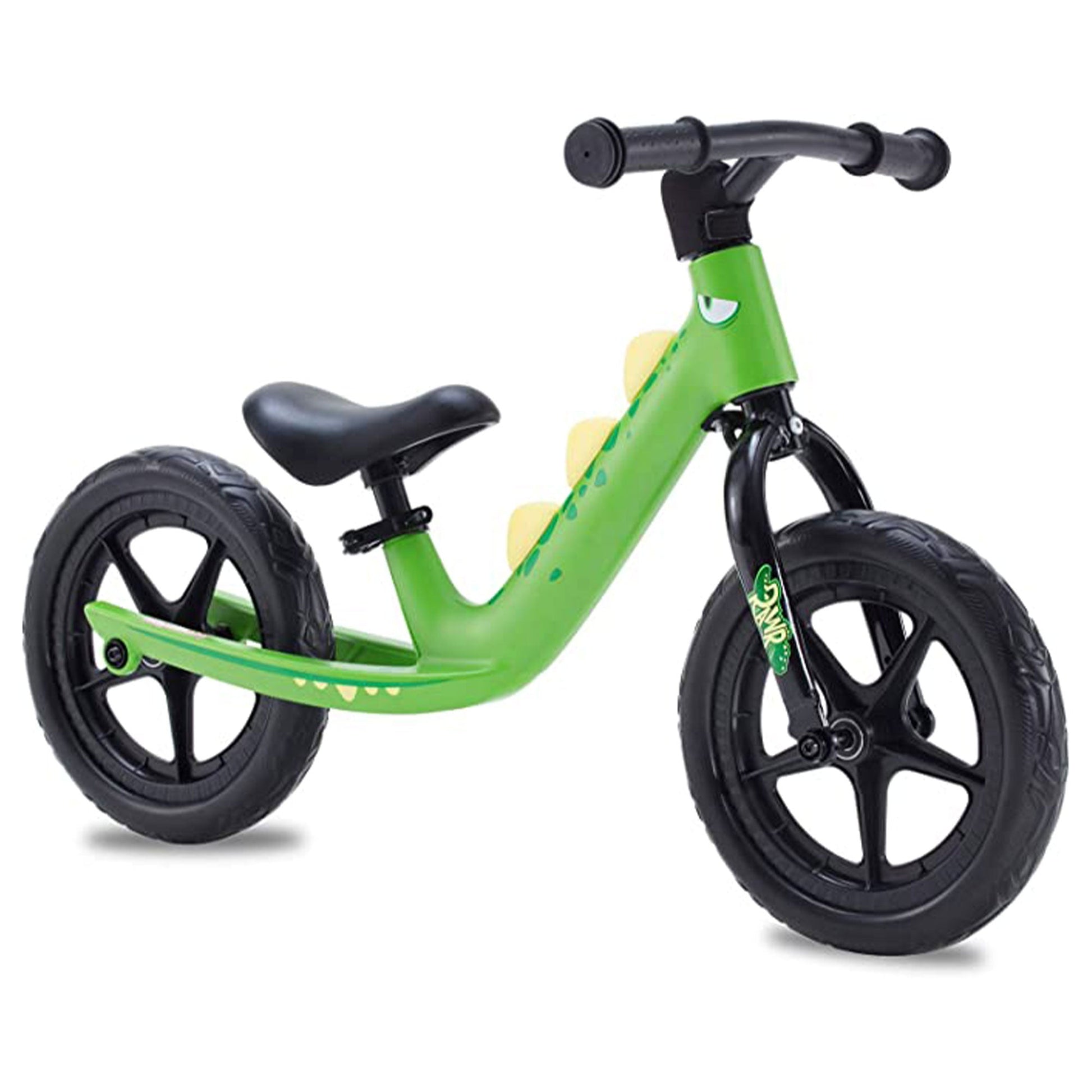 RoyalBaby Dinosaur 12 Inch Magnesium Frame Toddler Kids Balance Bike, Green - Angler's Pro Tackle & Outdoors