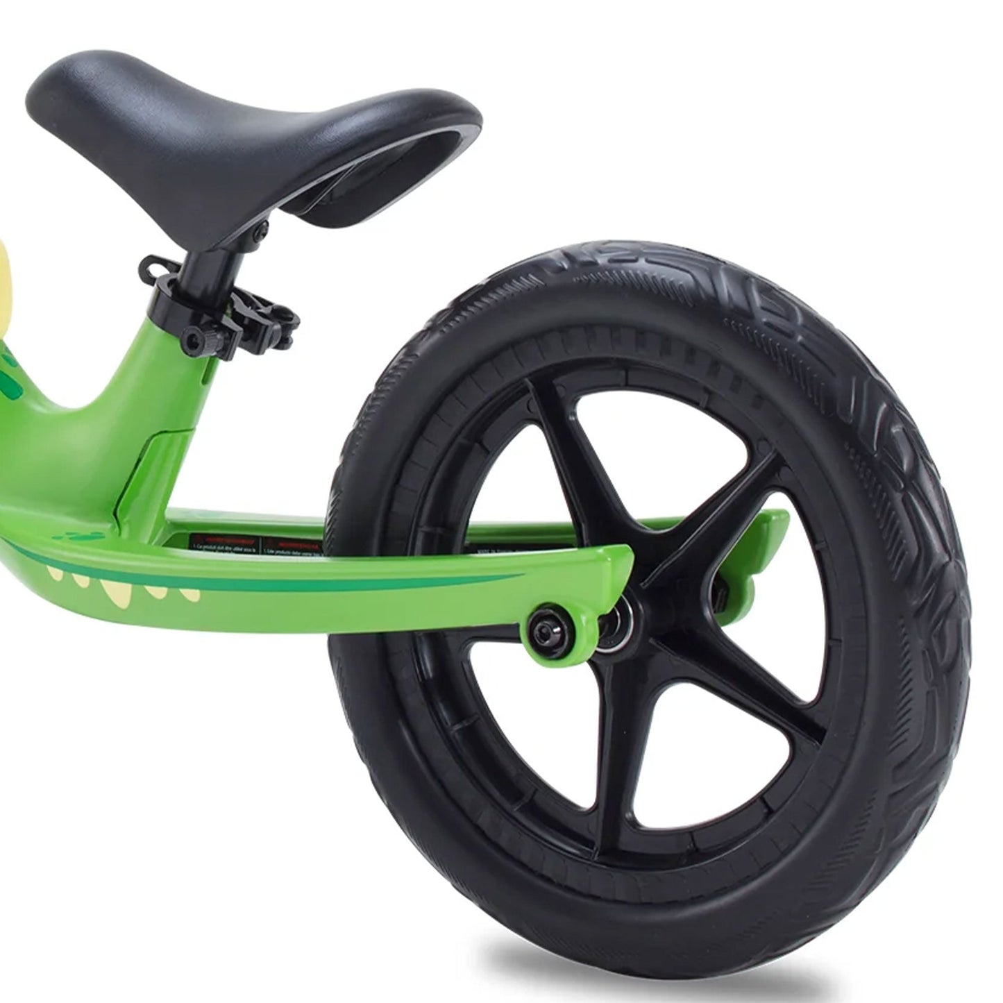 RoyalBaby Dinosaur 12 Inch Magnesium Frame Toddler Kids Balance Bike, Green - Angler's Pro Tackle & Outdoors