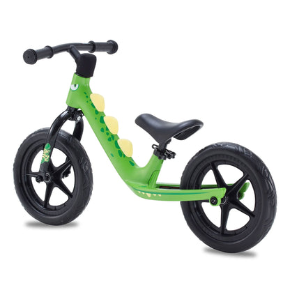 RoyalBaby Dinosaur 12 Inch Magnesium Frame Toddler Kids Balance Bike, Green - Angler's Pro Tackle & Outdoors