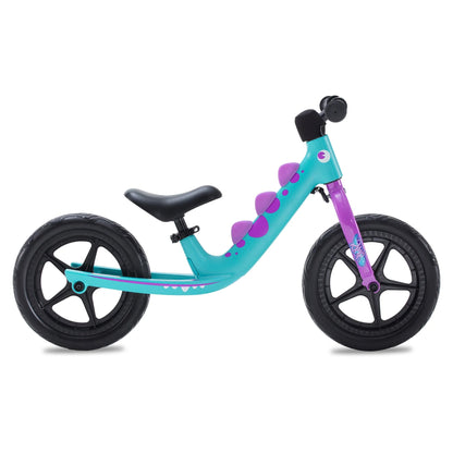 RoyalBaby Dinosaur 12 Inch Magnesium Frame Toddler Kids Balance Bike, Teal - Angler's Pro Tackle & Outdoors