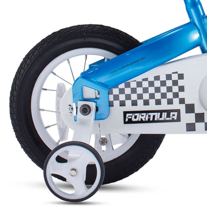 RoyalBaby Formula 12 Inch Kids Bike with Training Wheels & Coaster Brake, Blue - Angler's Pro Tackle & Outdoors