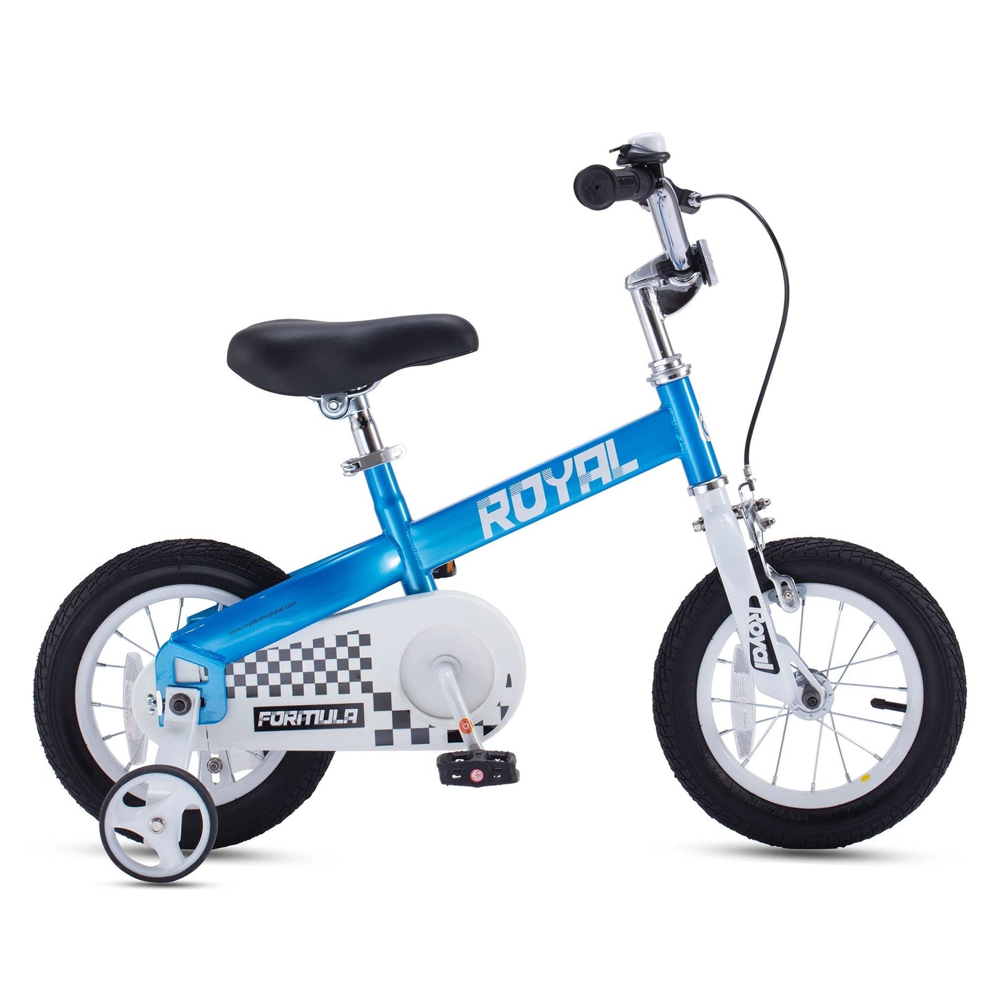 RoyalBaby Formula 12 Inch Kids Bike with Training Wheels & Coaster Brake, Blue - Angler's Pro Tackle & Outdoors