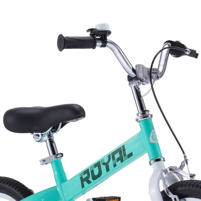 RoyalBaby Formula 16 Inch Kids Bike with Kickstand and Training Wheels, Green - Angler's Pro Tackle & Outdoors