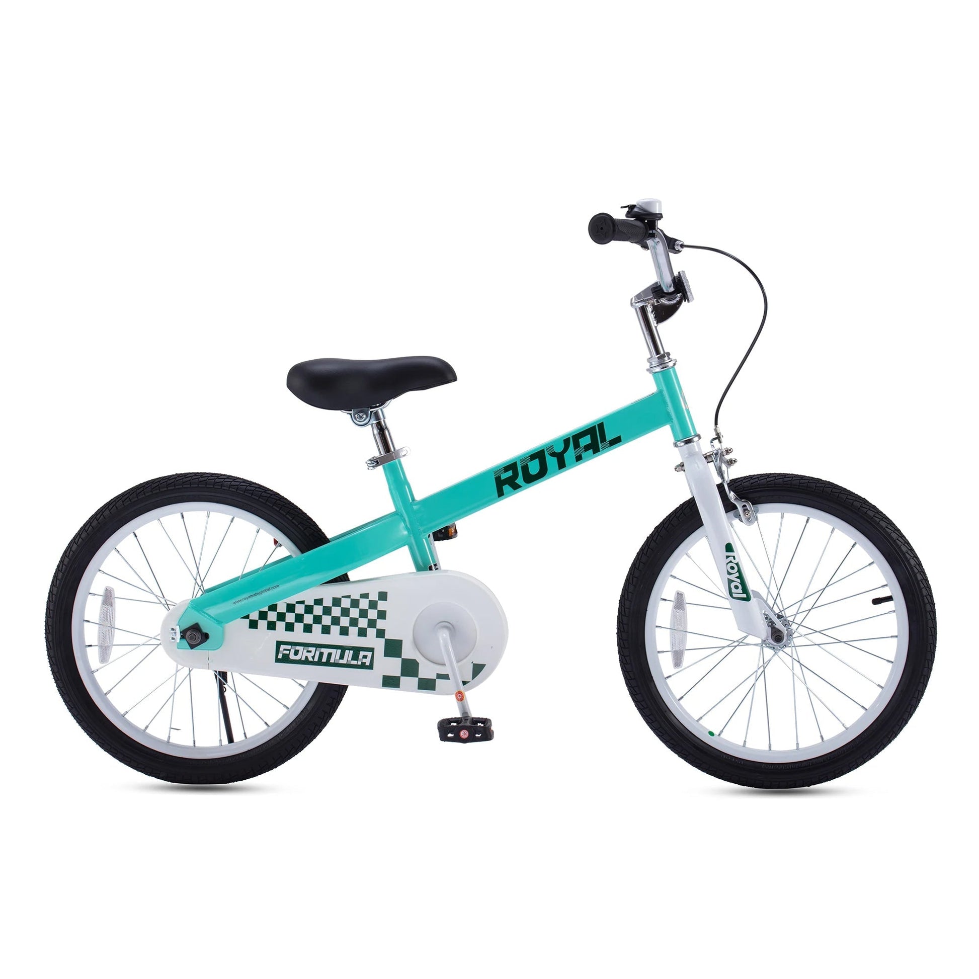 RoyalBaby Formula 18 Inch Kids Bike with Kickstand and Coaster Brake, Green - Angler's Pro Tackle & Outdoors