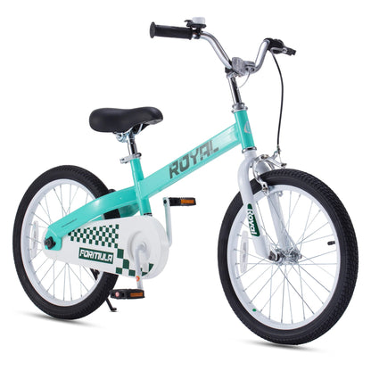 RoyalBaby Formula 18 Inch Kids Bike with Kickstand and Coaster Brake, Green - Angler's Pro Tackle & Outdoors