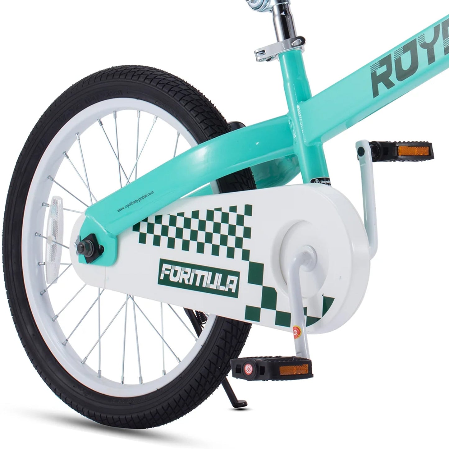 RoyalBaby Formula 18 Inch Kids Bike with Kickstand and Coaster Brake, Green - Angler's Pro Tackle & Outdoors