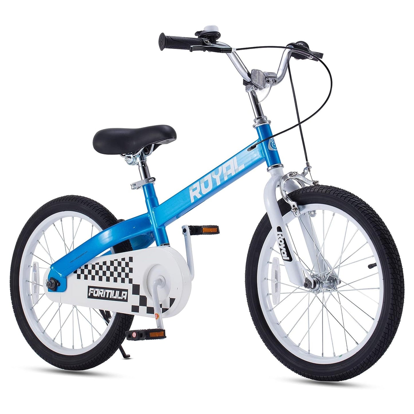 RoyalBaby Formula 20 Inch Kids Bike with Kickstand and Dual Hand Brakes, Blue - Angler's Pro Tackle & Outdoors