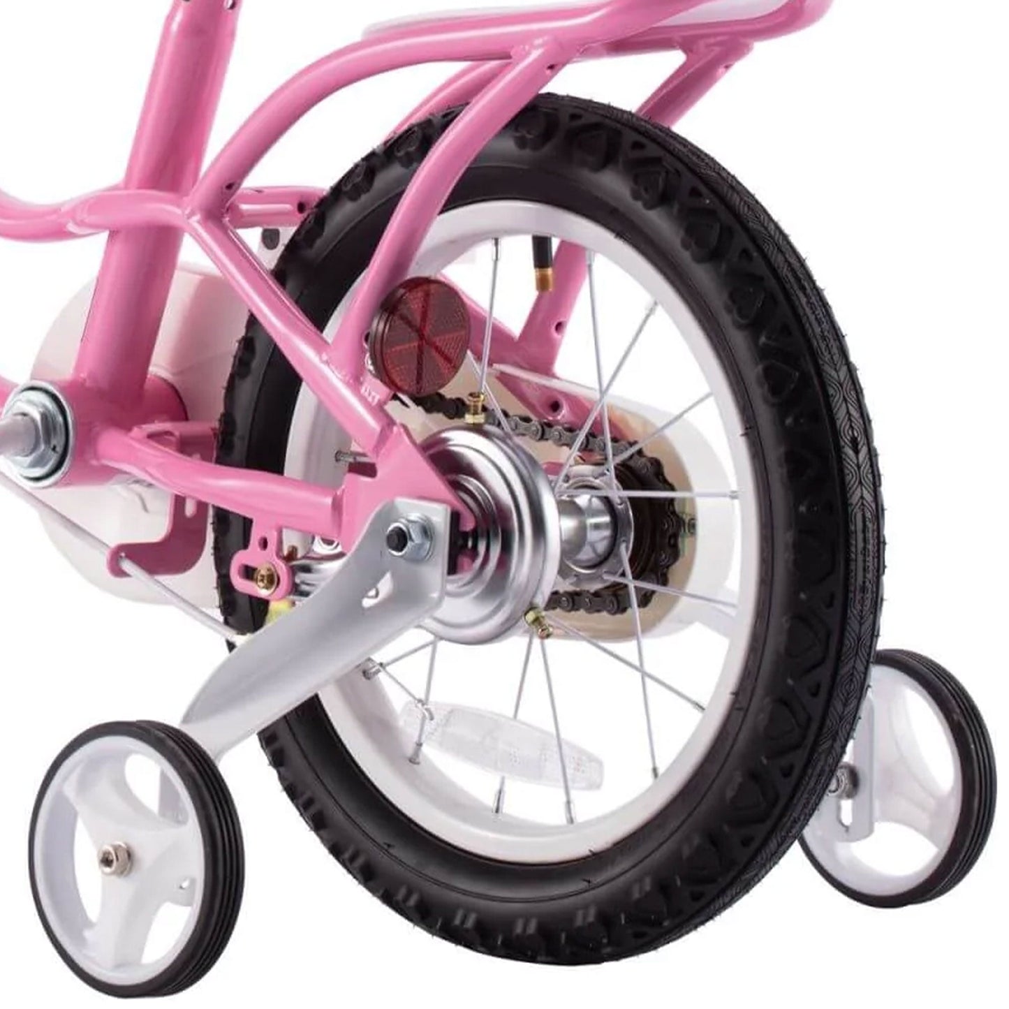 RoyalBaby Little Swan 12" Carbon Steel Kids Bicycle with Dual Hand Brakes, Pink - Angler's Pro Tackle & Outdoors