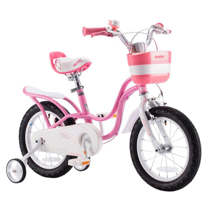 RoyalBaby Little Swan 12" Carbon Steel Kids Bicycle with Dual Hand Brakes, Pink - Angler's Pro Tackle & Outdoors