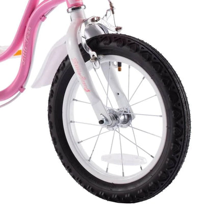 RoyalBaby Little Swan 14" Carbon Steel Kids Bicycle with Dual Hand Brakes, Pink - Angler's Pro Tackle & Outdoors