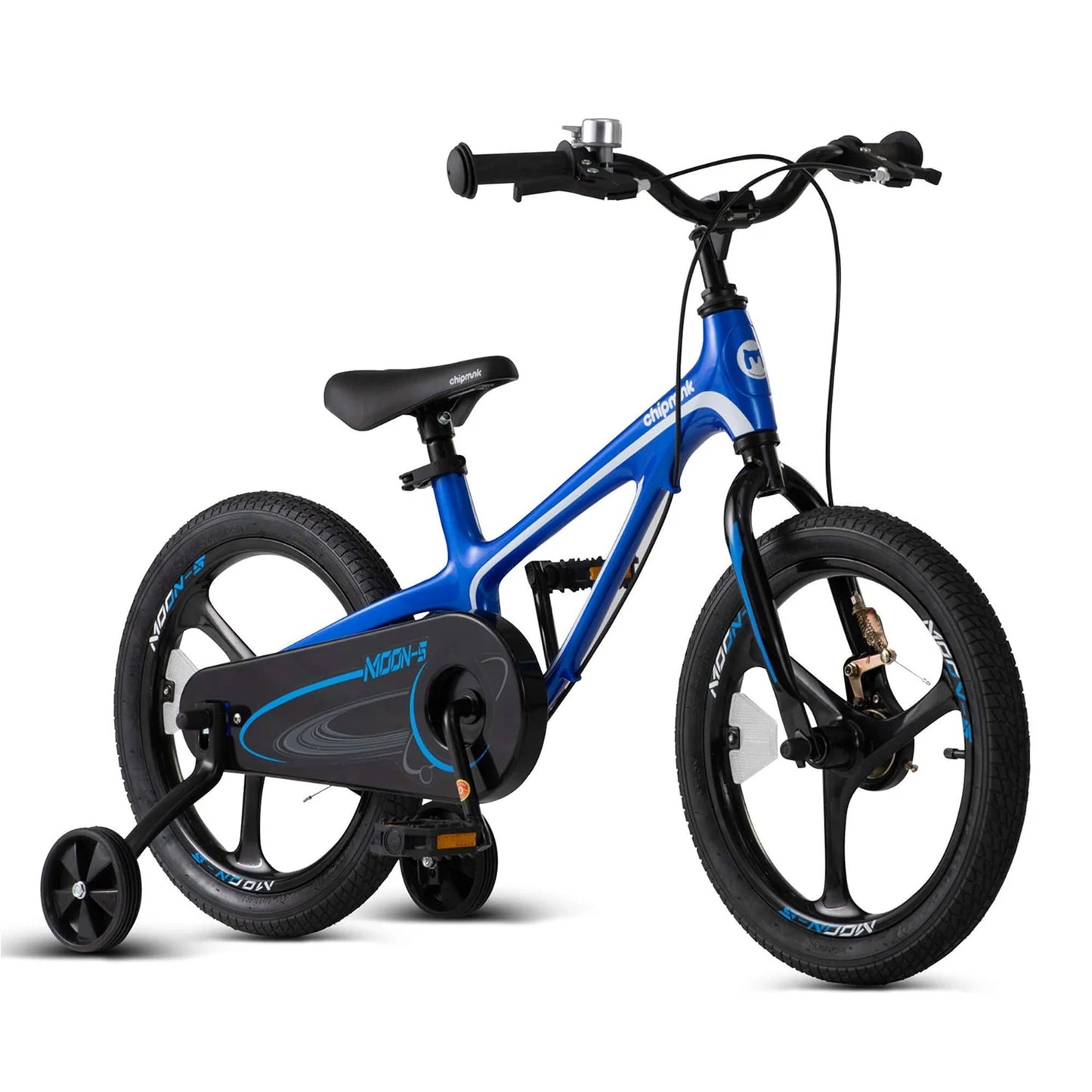 RoyalBaby Moon - 5 14" Magnesium Alloy Kids Bicycle with Training Wheels, Blue - Angler's Pro Tackle & Outdoors