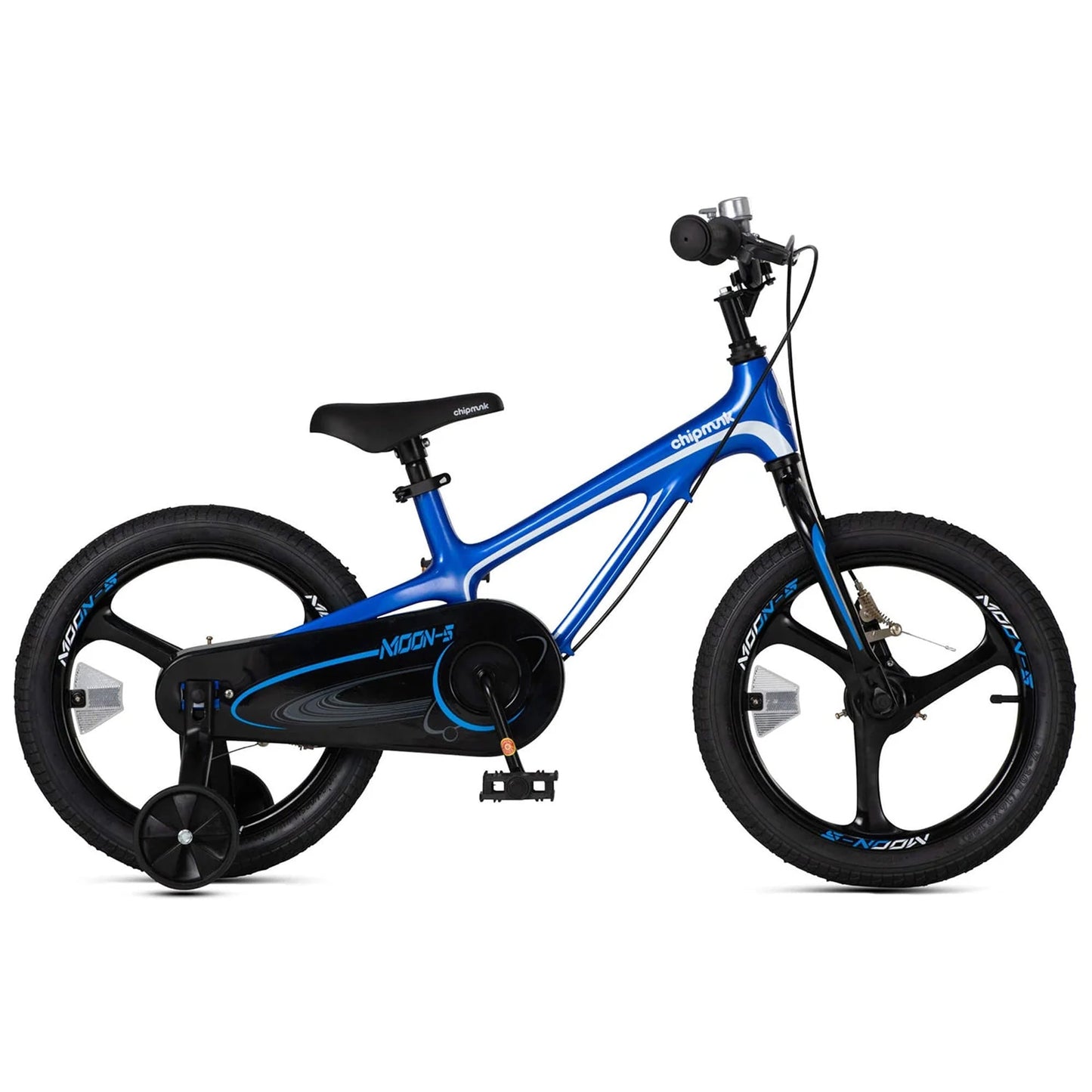 RoyalBaby Moon - 5 14" Magnesium Alloy Kids Bicycle with Training Wheels, Blue - Angler's Pro Tackle & Outdoors