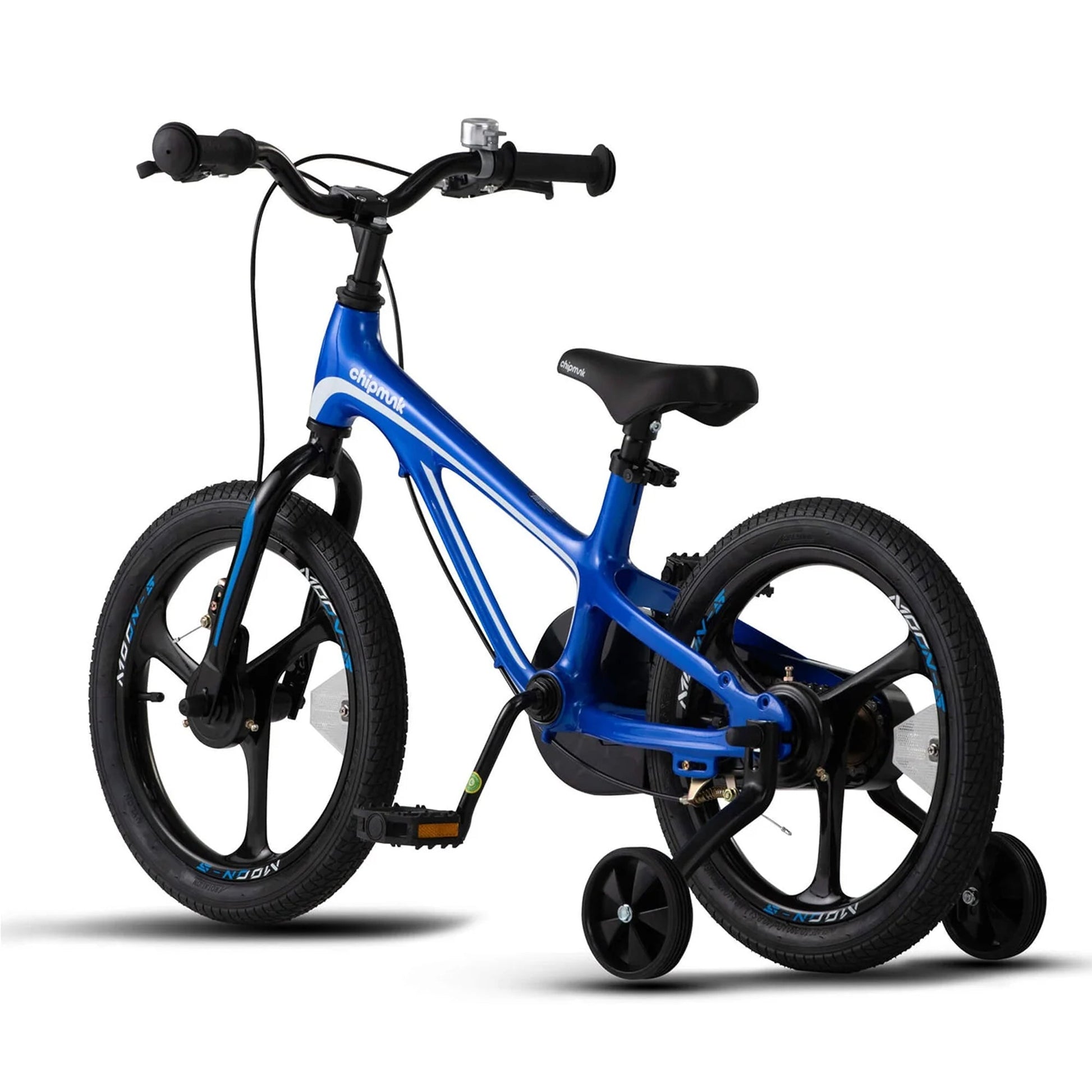 RoyalBaby Moon - 5 14" Magnesium Alloy Kids Bicycle with Training Wheels, Blue - Angler's Pro Tackle & Outdoors